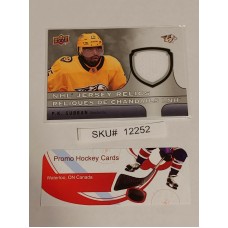 PK Subban Jersey Relics 2018-19 Tim Hortons Upper Deck NHL J-PK SKU#12252